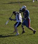 LAX-WHS vs ConVal 4-14-09 Matt Matjiek 11 Fighting for Ball possession
